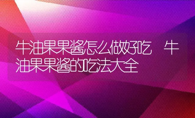 牛油果果酱怎么做好吃 牛油果果酱的吃法大全 | 养殖资料投稿