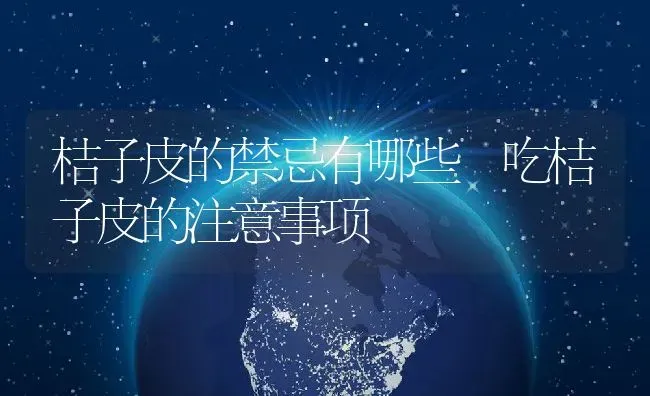 桔子皮的禁忌有哪些 吃桔子皮的注意事项 | 养殖资料投稿