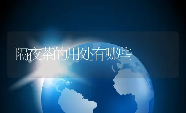 隔夜茶的用处有哪些 | 养殖资料投稿