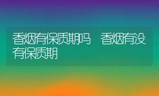 香烟有保质期吗 香烟有没有保质期 | 养殖资料投稿