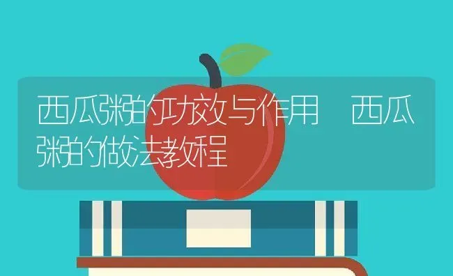 西瓜粥的功效与作用 西瓜粥的做法教程 | 养殖资讯