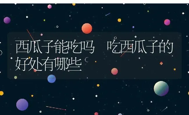 西瓜子能吃吗 吃西瓜子的好处有哪些 | 养殖资料投稿