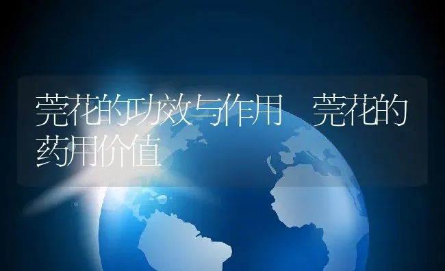 莞花的功效与作用 莞花的药用价值 | 养殖资料投稿