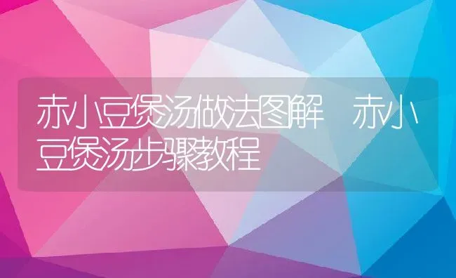 赤小豆煲汤做法图解 赤小豆煲汤步骤教程 | 养殖资料投稿