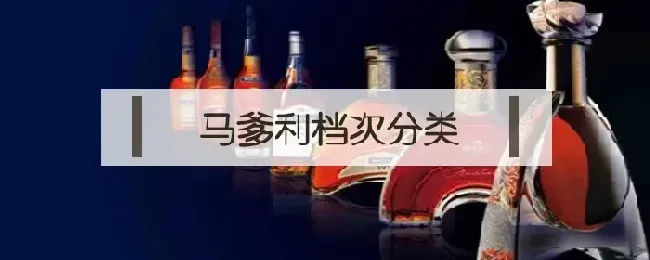 马爹利档次分类