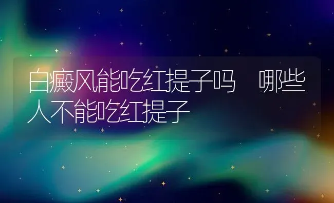 白癜风能吃红提子吗 哪些人不能吃红提子 | 养殖资料投稿