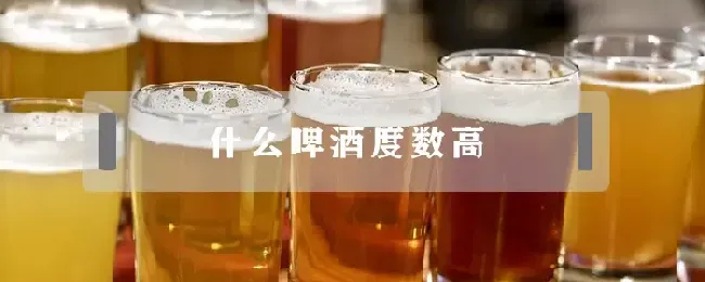 什么啤酒度数高