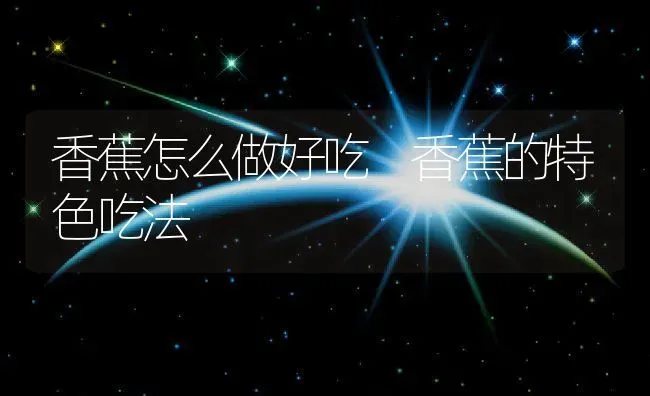 香蕉怎么做好吃 香蕉的特色吃法 | 养殖资料投稿