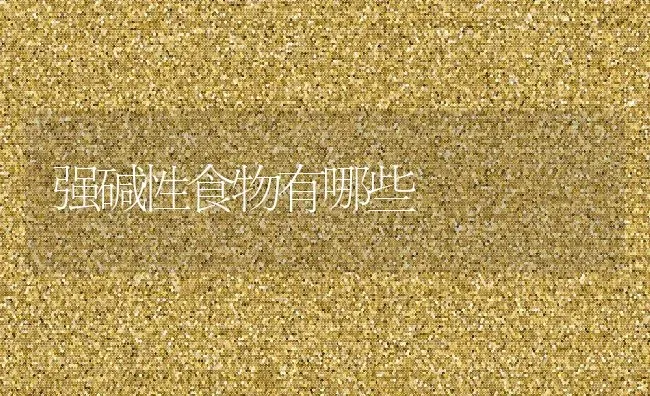 强碱性食物有哪些 | 养殖资料投稿