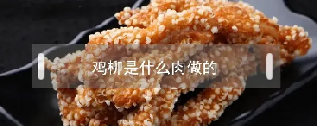 鸡柳是什么肉做的