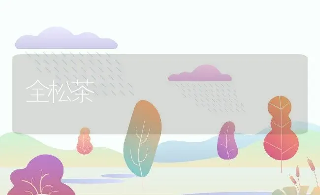 全松茶 | 养殖资料投稿
