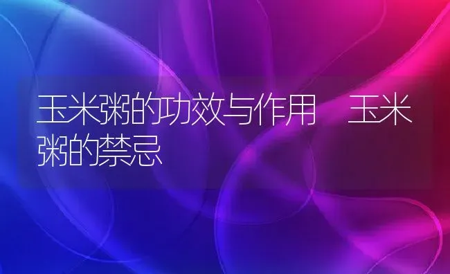 桂圆芝麻小米粥 | 养殖资料投稿