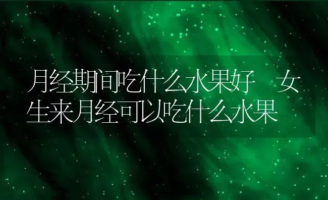 月经期间吃什么水果好 女生来月经可以吃什么水果 | 养殖资料投稿