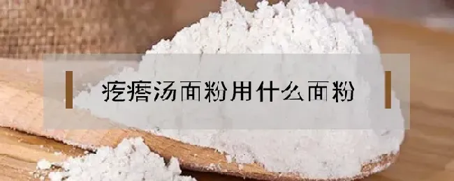 疙瘩汤面粉用什么面粉