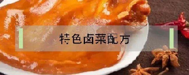 特色卤菜配方