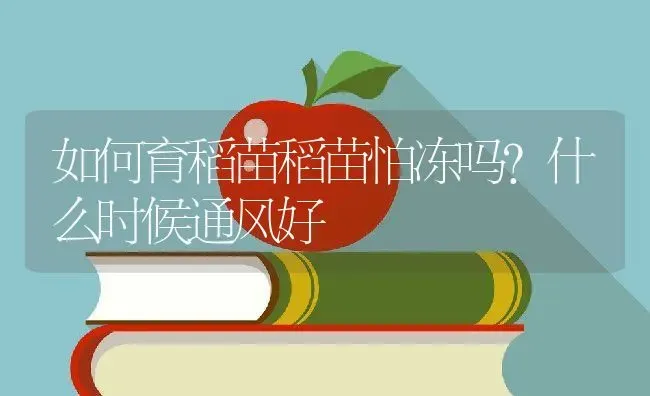 如何育稻苗稻苗怕冻吗？什么时候通风好 | 养殖资讯