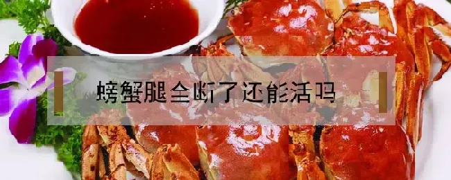 螃蟹腿全断了还能活吗