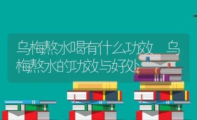 乌梅熬水喝有什么功效 乌梅熬水的功效与好处 | 养殖资料投稿