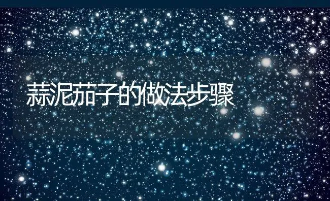 蒜泥茄子的做法步骤 | 养殖资料投稿