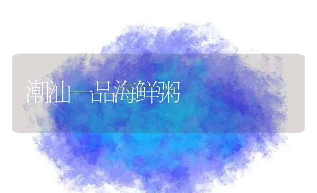 潮汕一品海鲜粥 | 养殖资讯
