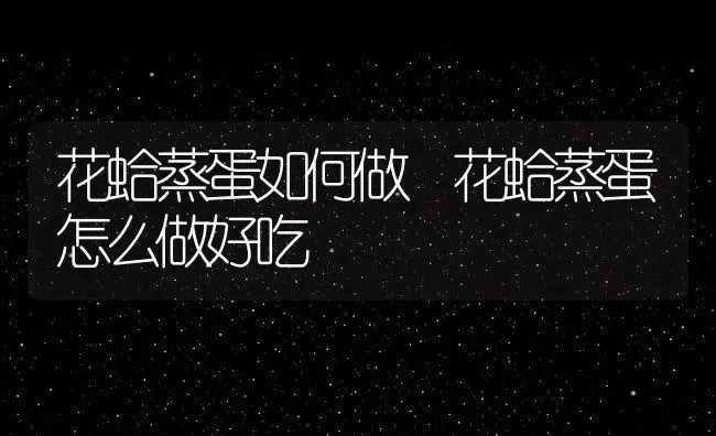 花蛤蒸蛋如何做 花蛤蒸蛋怎么做好吃 | 养殖资料投稿