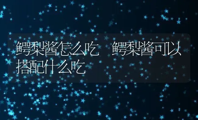 鳄梨酱怎么吃 鳄梨酱可以搭配什么吃 | 养殖资料投稿