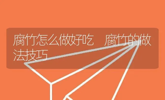 腐竹怎么做好吃 腐竹的做法技巧 | 养殖资料投稿