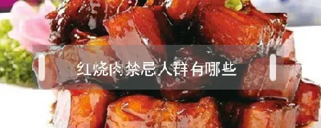 红烧肉禁忌人群有哪些