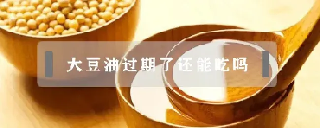 大豆油过期了还能吃吗