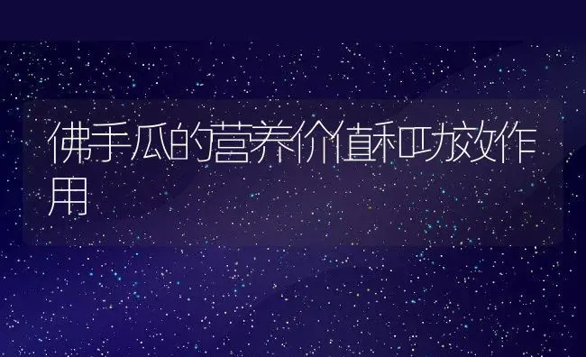 佛手瓜的营养价值和功效作用 | 养殖资料投稿