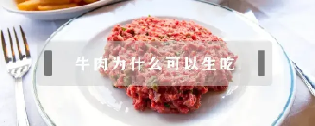 牛肉为什么可以生吃