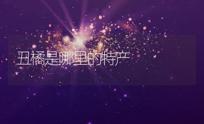 丑橘是哪里的特产 | 养殖资讯