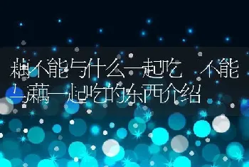 藕不能与什么一起吃 不能与藕一起吃的东西介绍