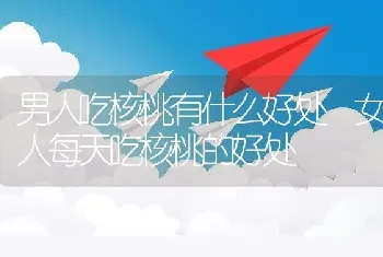 男人吃核桃有什么好处 女人每天吃核桃的好处