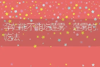 孕妇能不能吃莲雾 莲雾的吃法