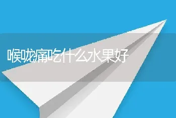 喉咙痛吃什么水果好