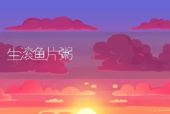 生滚鱼片粥