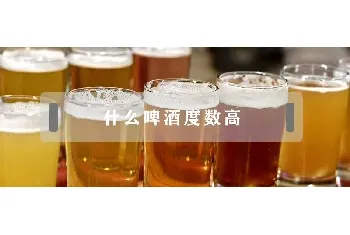 什么啤酒度数高