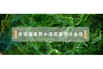 龙须菜用开水泡还是用冷水泡