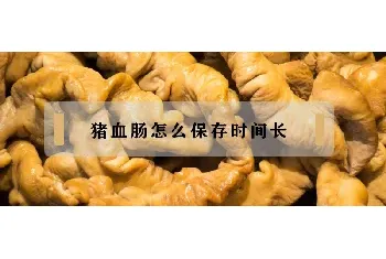 猪血肠怎么保存时间长