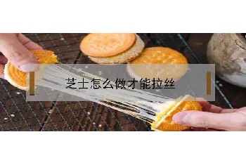 芝士怎么做才能拉丝