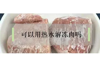 可以用热水解冻肉吗