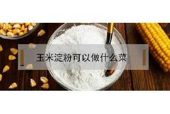 玉米淀粉可以做什么菜