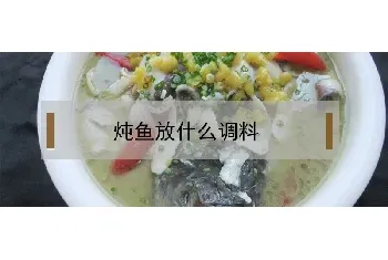 炖鱼放什么调料