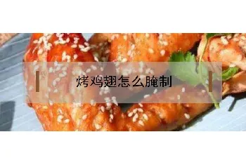 烤鸡翅怎么腌制？推荐2个口味