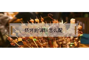 烧烤的调料怎么配