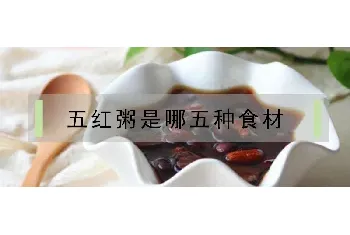 五红粥是哪五种食材