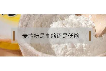 麦芯粉是高筋还是低筋