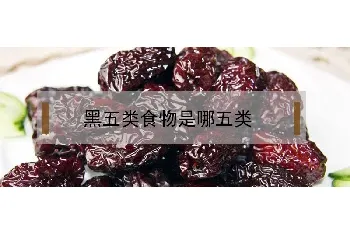 黑五类食物是哪五类