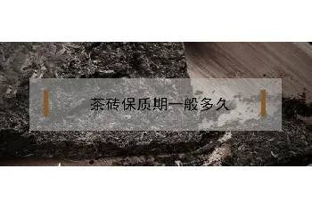 茶砖保质期一般多久